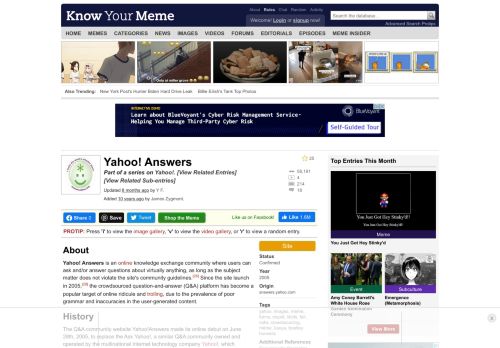 
                            8. Yahoo! Answers | Know Your Meme