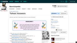 
                            12. Yahoo! Answers | Nonciclopedia | FANDOM powered by Wikia