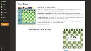 
                            9. Yahoo Chess - Chess.com