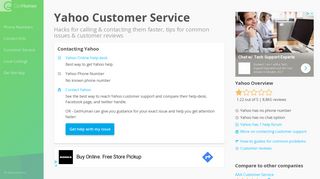
                            6. Yahoo customer service - GetHuman