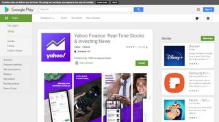 
                            11. Yahoo Finance: Real-Time Stocks & Investing News - Apps on Google ...
