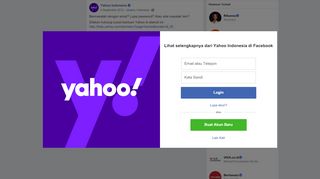 
                            6. Yahoo Indonesia - Bermasalah dengan email? Lupa ... - Facebook