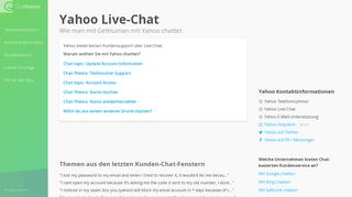 
                            4. Yahoo Live Chat | Customer Service - GetHuman