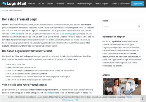 
                            9. Yahoo Login Freemail Account » Loginmail.de
