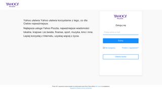 
                            1. Yahoo - logowanie