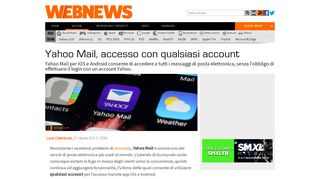 
                            3. Yahoo Mail, accesso con qualsiasi account | Webnews