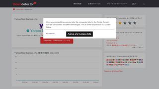 
                            8. Yahoo Mail Bandai-cho 障害の概要 | Downdetector