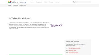 
                            9. Yahoo! Mail down? Current status and problems - Is The Service ...