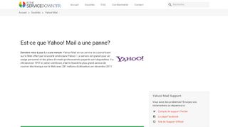 
                            12. Yahoo! Mail est-il en panne? Statut actuel et problèmes - Is The ...