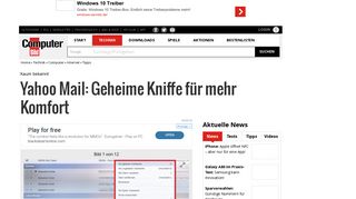 
                            2. Yahoo Mail: Geheime Kniffe für mehr Komfort - Bilder, Screenshots ...