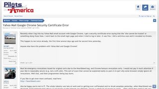 
                            12. Yahoo Mail Google Chrome Security Certificate Error | Pilots of ...