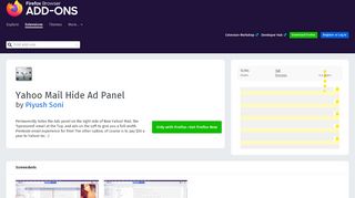 
                            5. Yahoo Mail Hide Ad Panel – Get this Extension for ? Firefox (en-US)