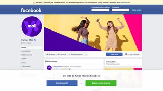 Yahoo Mail - Inicio | Facebook