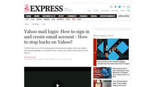 
                            12. Yahoo mail login: How to sign in and create email account - How to ...