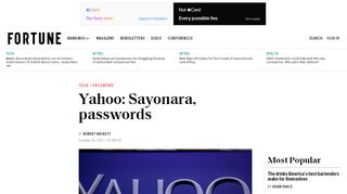 
                            5. Yahoo Mail Replaces Login Passwords With Account Key Service ...
