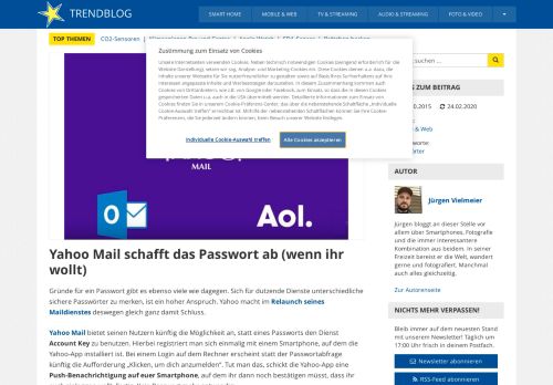 
                            13. Yahoo Mail schafft das Passwort ab (wenn ihr wollt) | EURONICS ...
