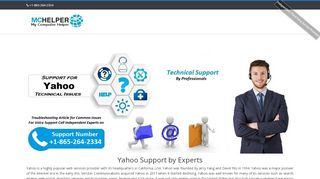 
                            13. Yahoo Mail Support Number +1-866-600-0870 -MCHelper