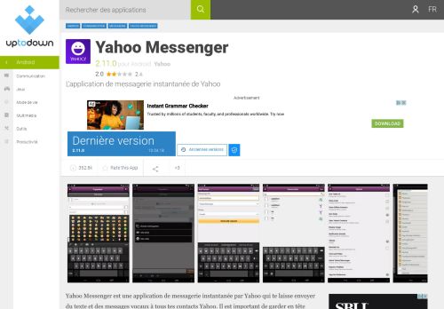 
                            10. Yahoo Messenger 2.11.0 pour Android - Télécharger