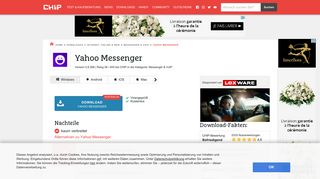 
                            3. Yahoo Messenger - Download - CHIP
