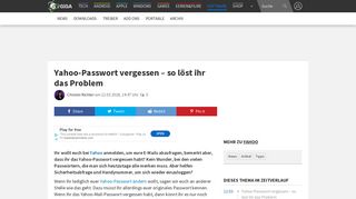 
                            13. Yahoo-Passwort vergessen – so löst ihr das Problem – GIGA