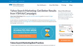 Yahoo Search Marketing: Get Better Results from YSM Ad Campaigns ...