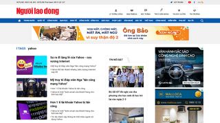 
                            8. YAHOO | Tin tuc CẬP NHẬT , yahoo | Báo Người Lao Động Online