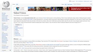 
                            4. Yahoo! Voices - Wikipedia