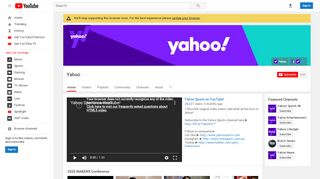 
                            5. Yahoo - YouTube
