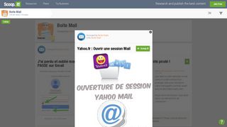 
                            6. Yahoo.fr : Ouvrir une session Mail | Boite Mail... - Scoop.it