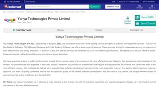 
                            3. Yahya Technologies Private Limited - Service Provider from New ...
