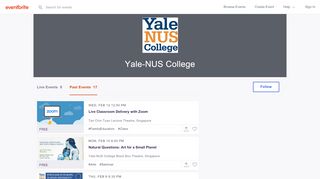 
                            13. Yale-NUS College Events | Eventbrite