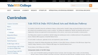 
                            12. Yale-NUS & Duke-NUS Liberal Arts and Medicine Pathway - Yale ...