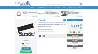 
                            9. Yamdu - Yamdu is a web app which combines individual tools for all ...