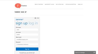 
                            12. Yammer Sign Up | Foetron