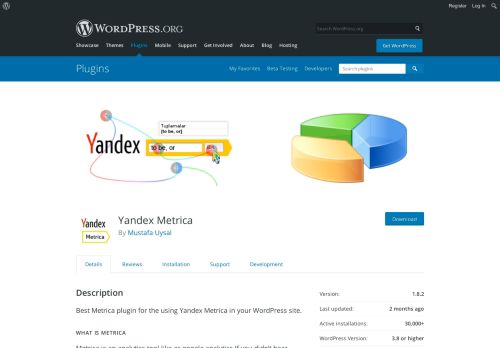 
                            11. Yandex Metrica | WordPress.org