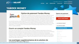 
                            7. Yandex Money - Méthode de paiement et de retrait