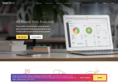 
                            5. Yandex.Metrica — free All-Round Web Analytics: session replay, heat ...