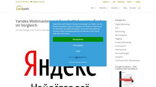 
                            3. Yandex.Webmaster & Google Webmaster Tools im Vergleich