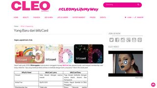 
                            11. Yang Baru dari blitzCard - Cleo Indonesia