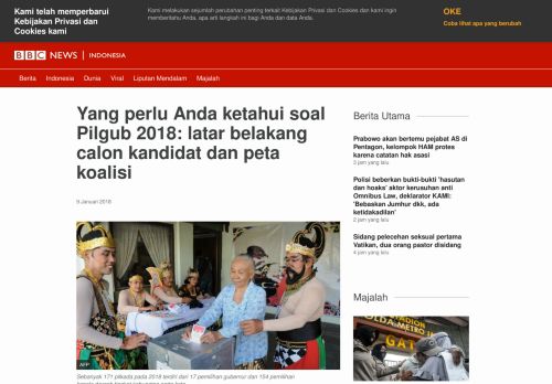 
                            12. Yang perlu Anda ketahui soal Pilgub 2018: latar belakang calon ...