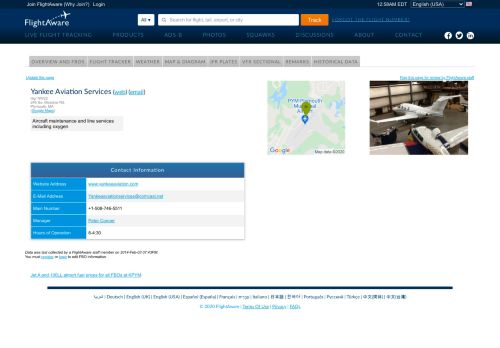 
                            12. Yankee Aviation Services FBO Info & Fuel Prices at Plymouth Muni ...