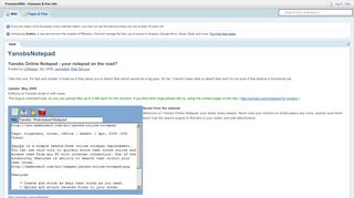 
                            7. Yanobs Online Notepad - Freeware Wiki