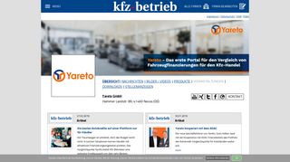 
                            3. Yareto GmbH in Neuss | Übersicht - kfz-betrieb