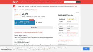 
                            10. Yasni - Web-App - CHIP