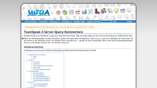 
                            7. YaTQA – Ressourcen – TeamSpeak-3-Server-Query-Kommentare