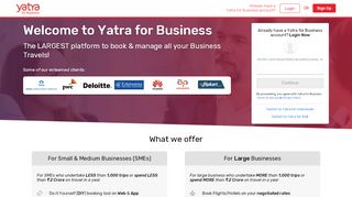 
                            10. Yatra For Business : Book & Manage Corporate Travel Needs on Yatra ...