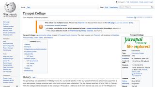 
                            2. Yavapai College - Wikipedia