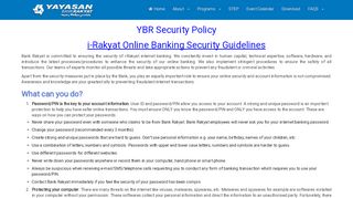 
                            11. Yayasan Bank Rakyat - Security Policy