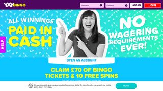 
                            2. YayBingo.com: Daily Free Bingo & Claim The Best Offers