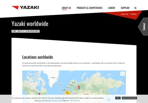 
                            11. Yazaki worldwide - Yazaki Europe